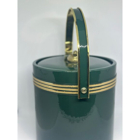 VTG Custom Disc Ducky 6 Pc. Entertainment Set 3 Qt Ice Bucket & 5 Glasses MCM - Picture 7 of 11